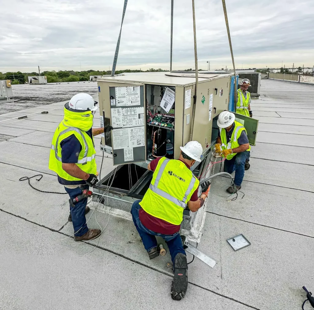 RTU Installation for HVAC upgrades
