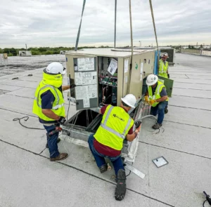 RTU Installation for HVAC upgrades